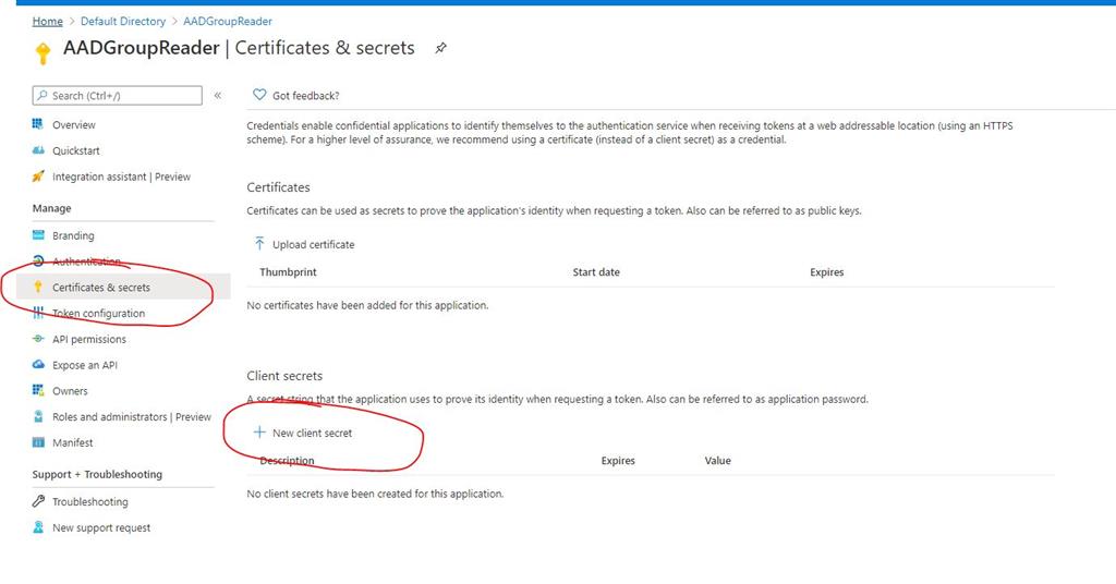 AAD Group - Read Member Summary Using C#